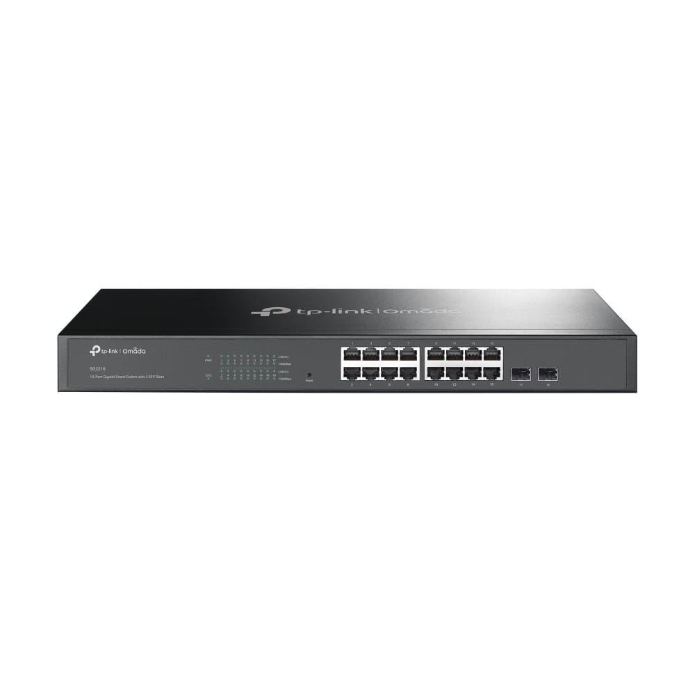 TP-LINK Omada SG2218 V1.26 - Switch - Smart - 16 x 10/100/1000 + 2 x Gigabit Ethernet SFP