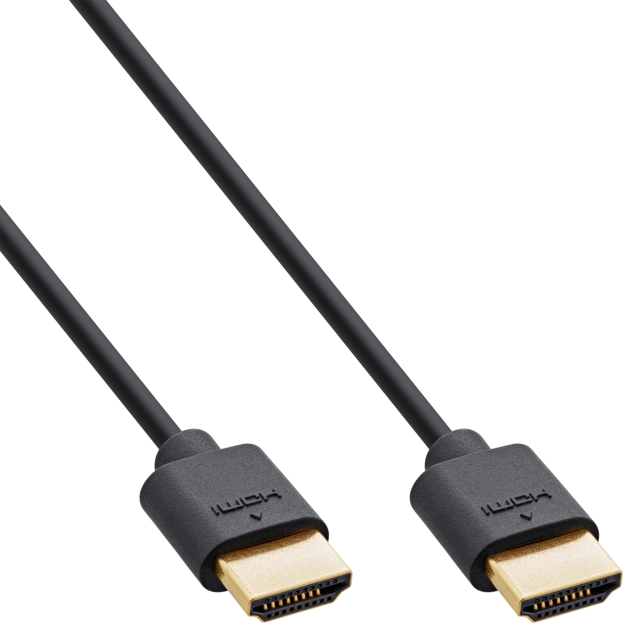 InLine Slim Ultra High Speed HDMI Kabel - 8K4K - Stecker / Stecker - 1m