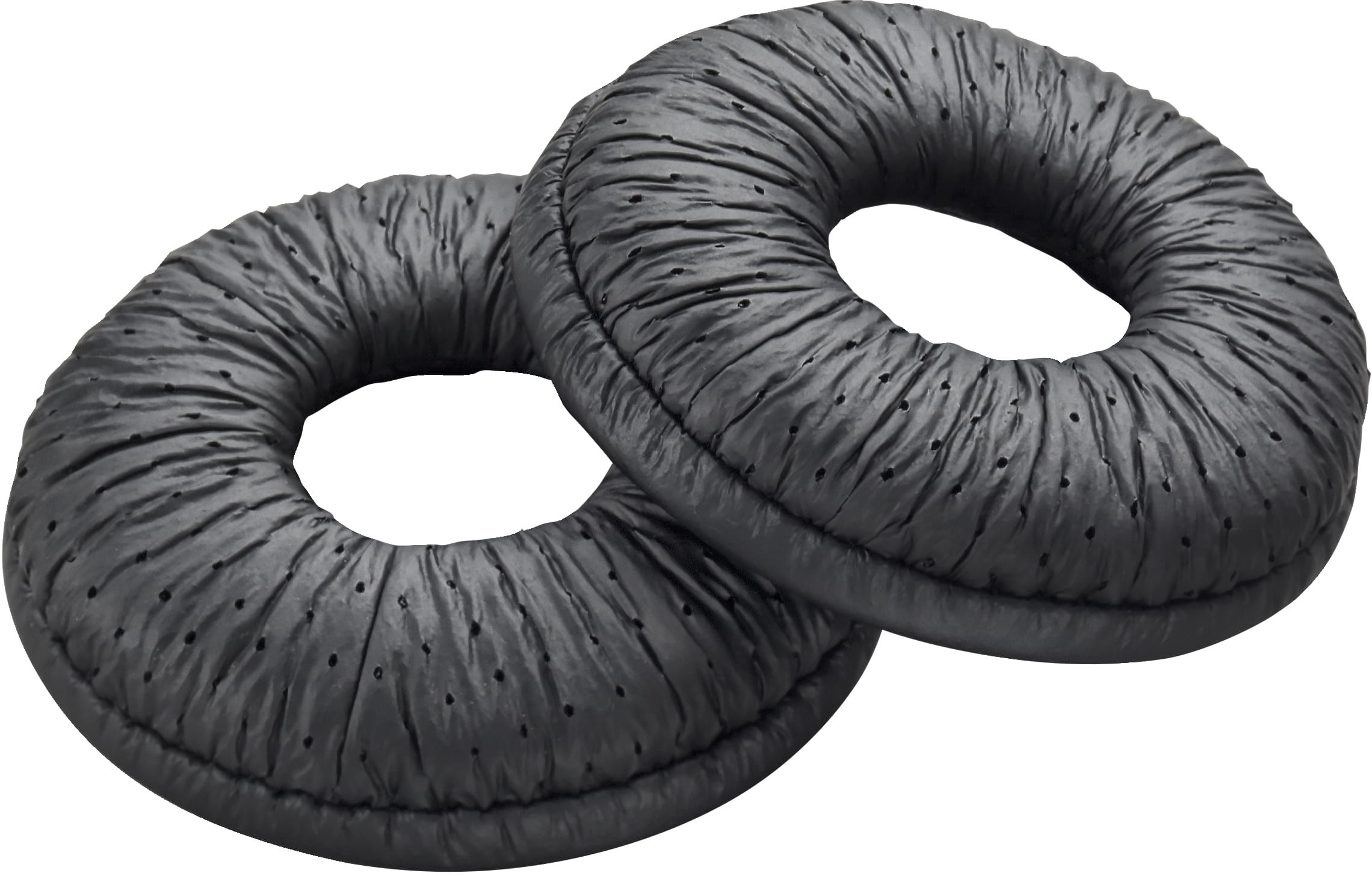 Poly Ohrpolster für drahtloses Headset - Kunstleder - Schwarz (Packung mit 2)