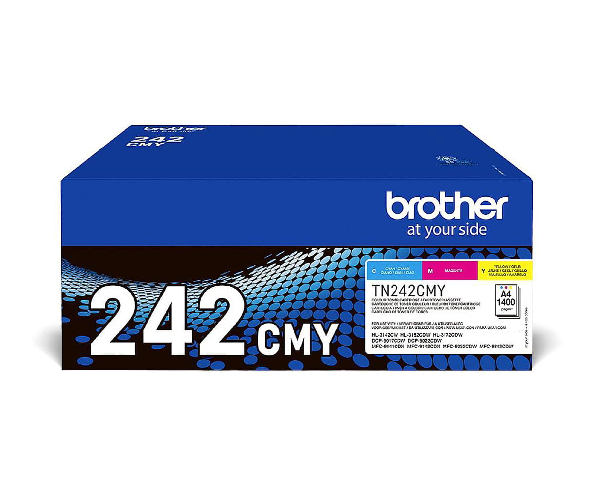 Brother TN242CMY Value Pack - 3er-Pack - Gelb, Cyan, Magenta