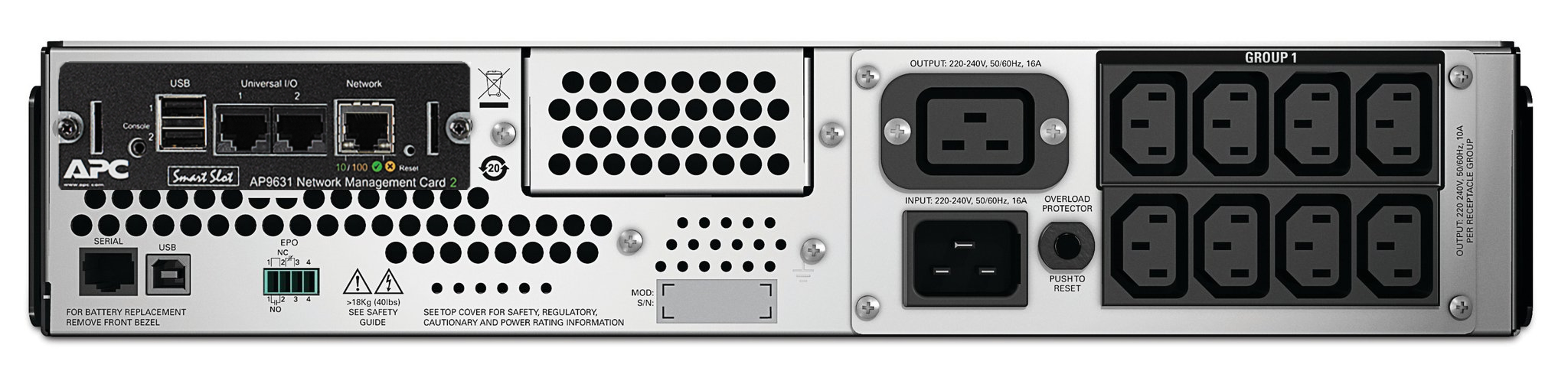 APC Smart-UPS 2200VA LCD RM - USV (Rack - einbaufähig) - Line-Interactive-USV APC Smart-UPS 2200VA LCD RM - USV (Rack - einbaufähig) - Line-Interactive-USV