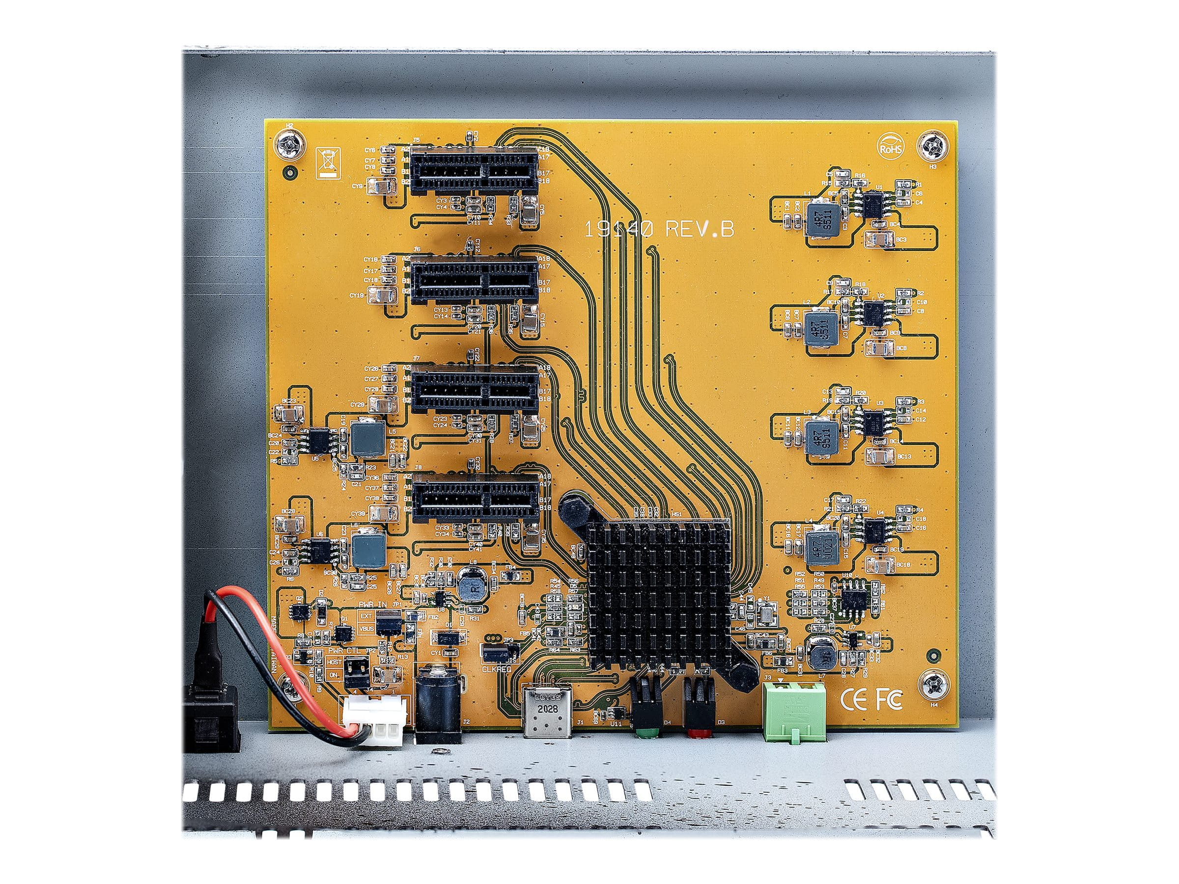 StarTech.com 4-Slot PCIe Expansion Chassis with PCIe x2 Host Card, PCIe 2.0