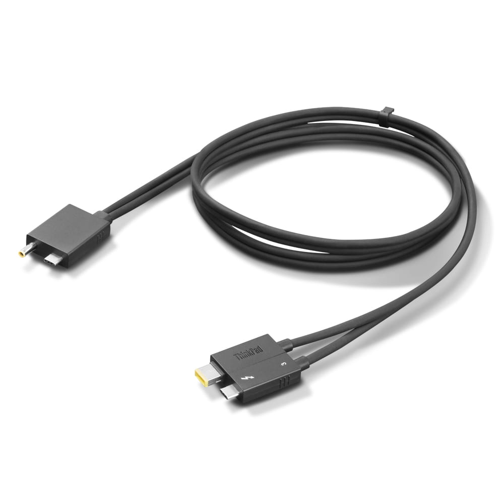 Lenovo Split Cable - Thunderbolt-Kabel - USB-C-/Stromanschluss zu 24 pin USB-C, Slim Tip