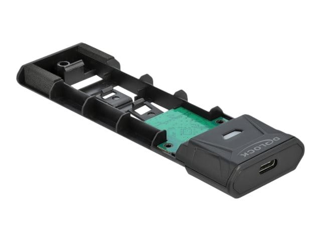 Delock External USB Type-C Combo Enclosure for M.2 NVMe PCIe or SATA SSD - Speichergehäuse - M.2 - M.2 NVMe Card / SATA 10Gb/s - 10 Gbit/s - USB 3.2 (Gen 2)