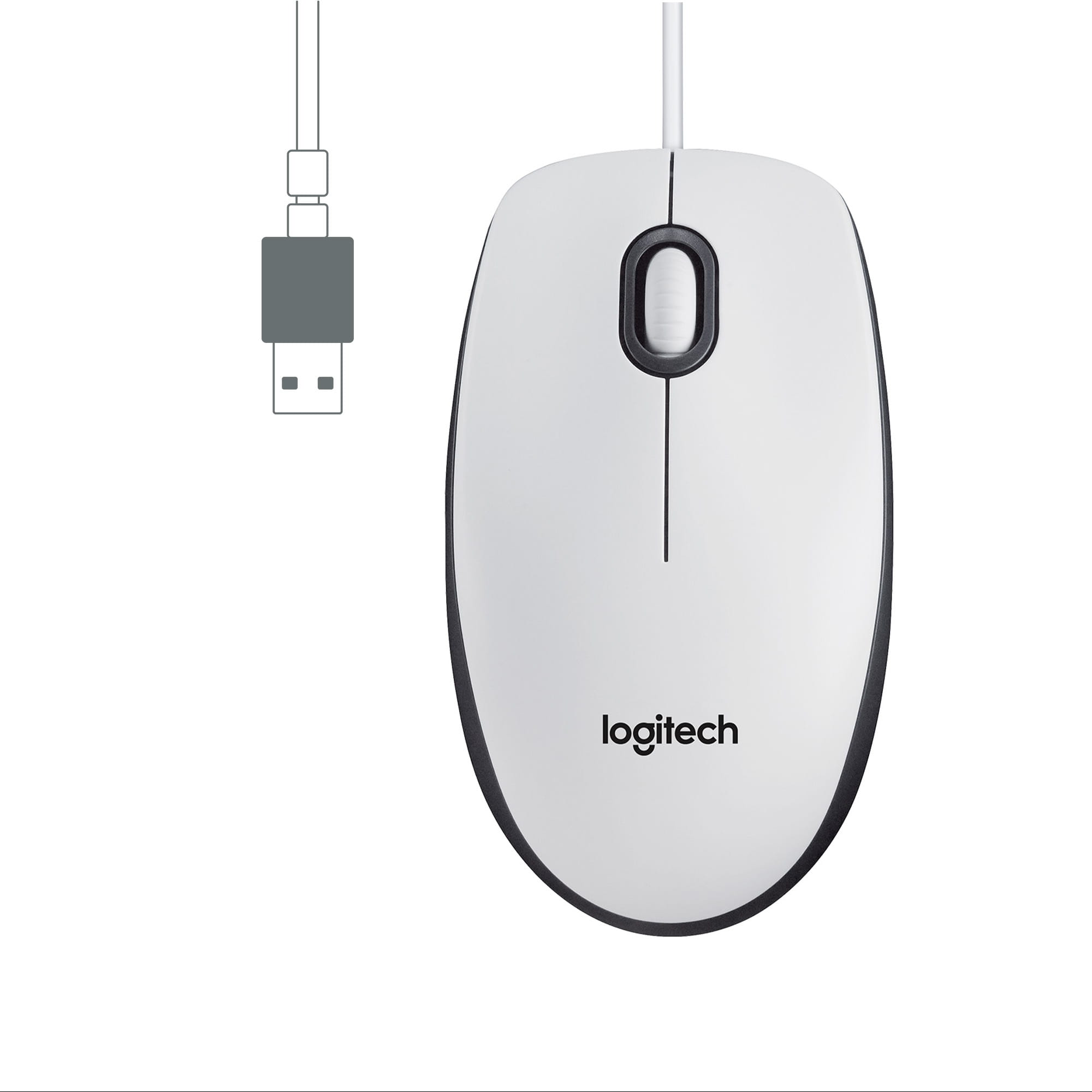 Logitech M100 - Maus - rechts- und linkshändig