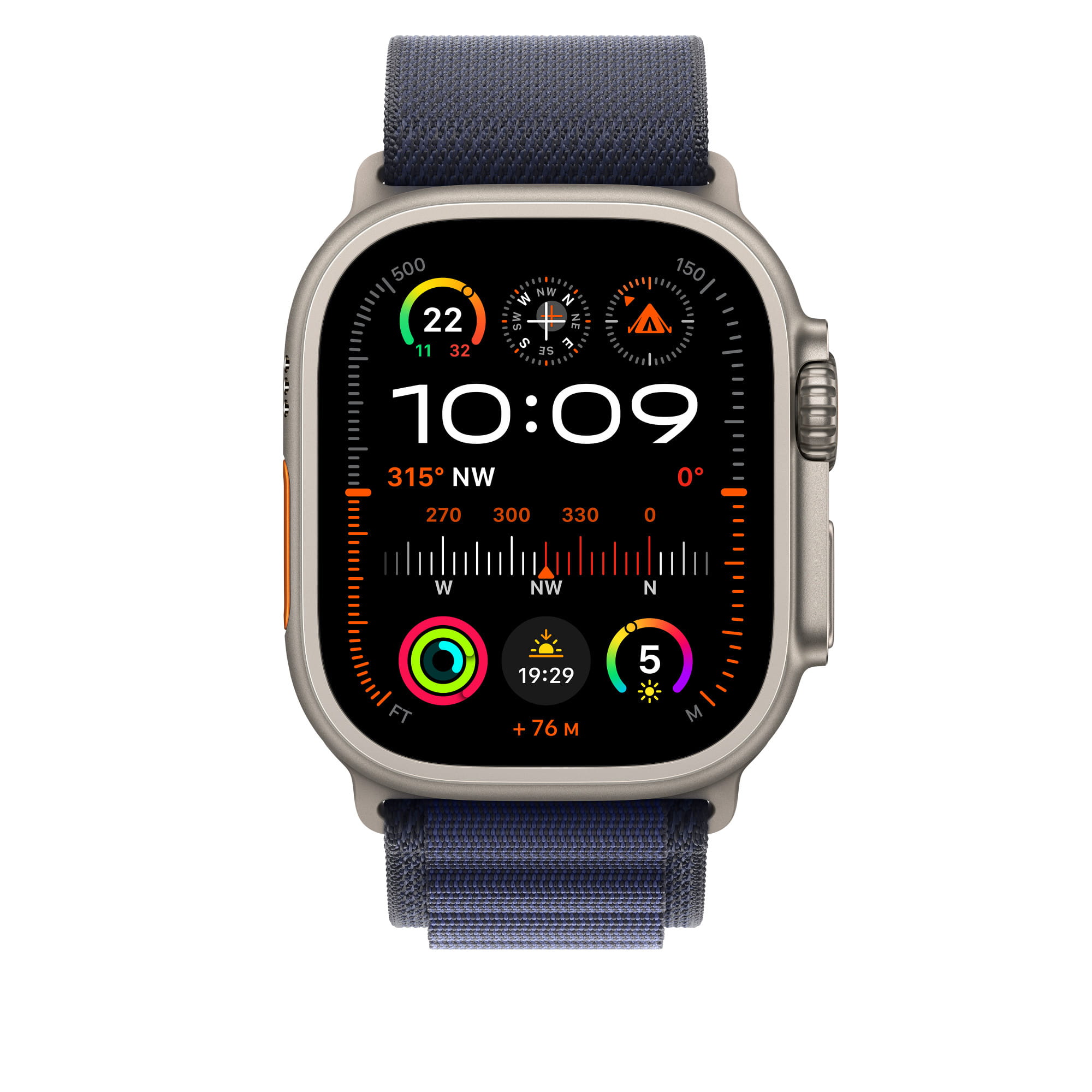 Apple Loop für Smartwatch - 49mm, natural titanium finish