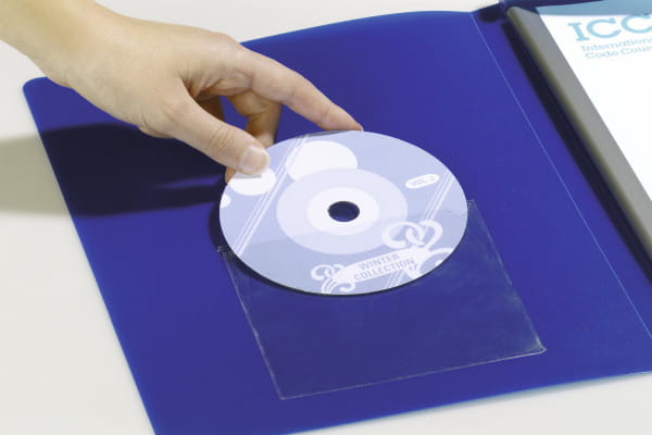 Durable POCKETFIX - CD/DVD-Hülle - Kapazität: 1 CD/DVD - durchsichtig (Packung mit 10)