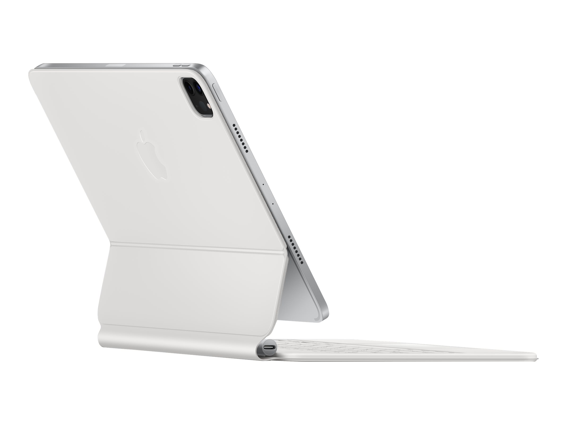 Apple Magic Keyboard - Tastatur und Foliohülle - mit Trackpad - hinterleuchtet - Apple Smart connector - QWERTZ - Deutsch - weiß - für Apple 10.9-inch iPad Air (4th gen, 5th gen)