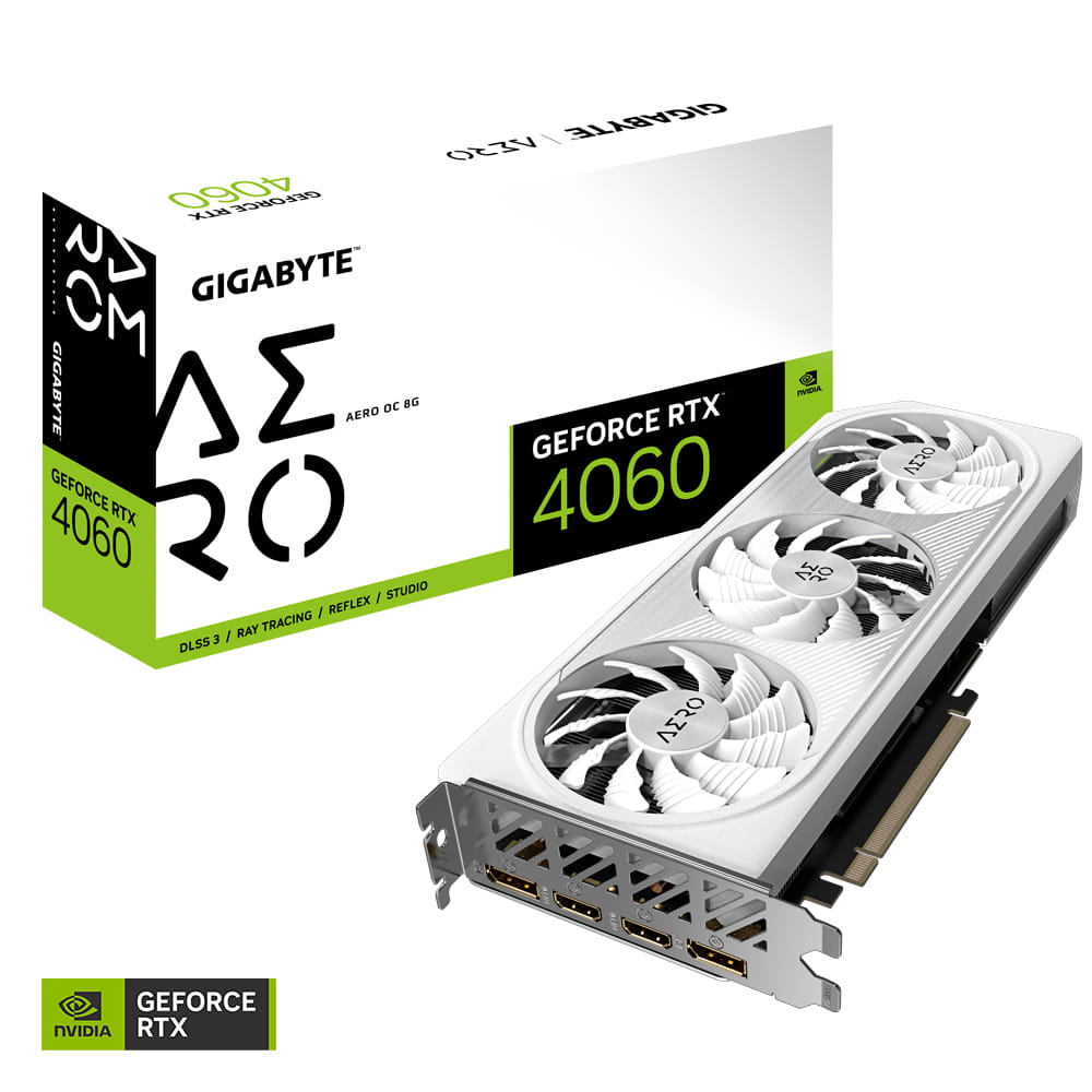 Gigabyte GeForce RTX 4060 AERO OC 8G - Grafikkarten