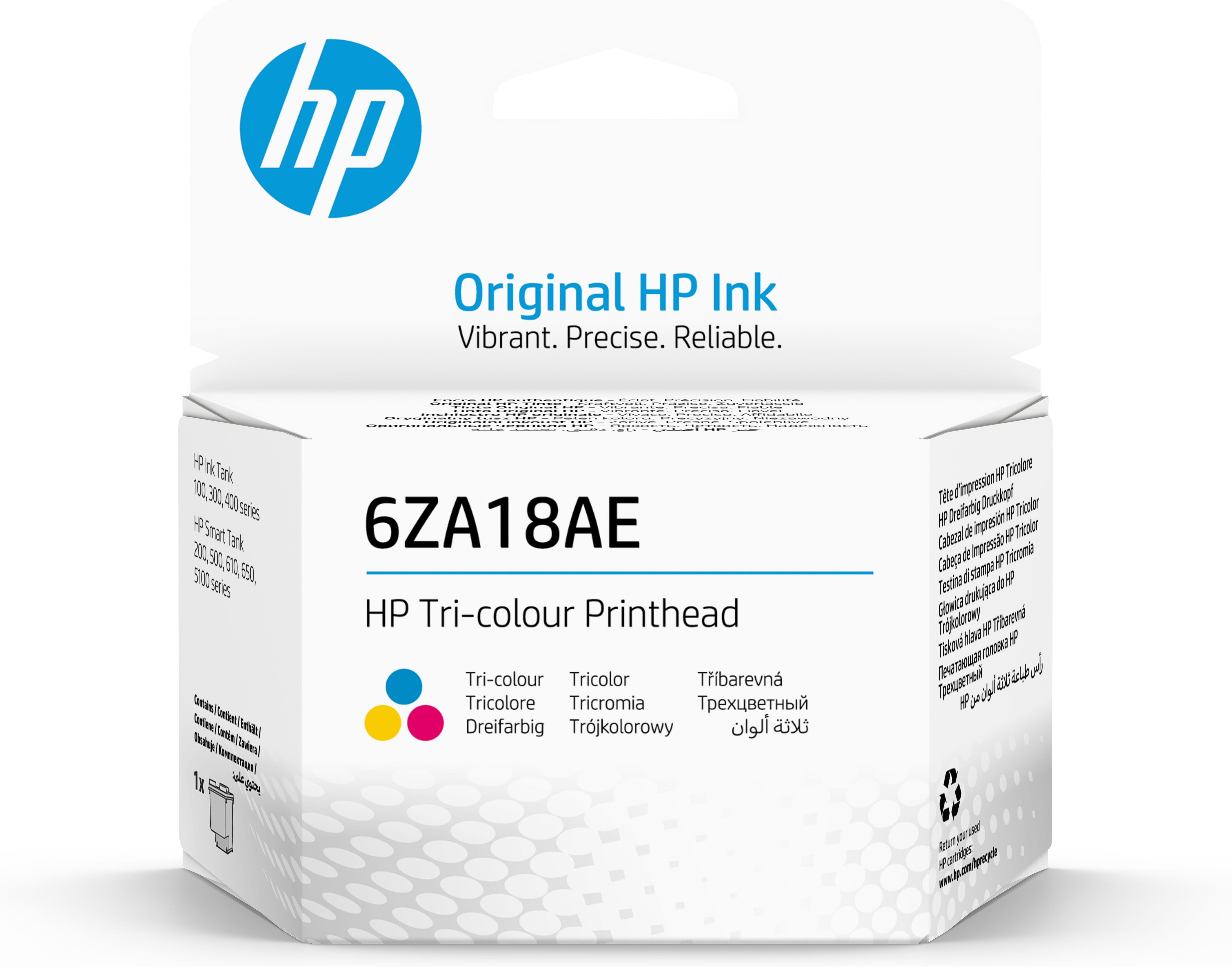 HP  Farbe (Cyan, Magenta, Gelb) - Druckkopf