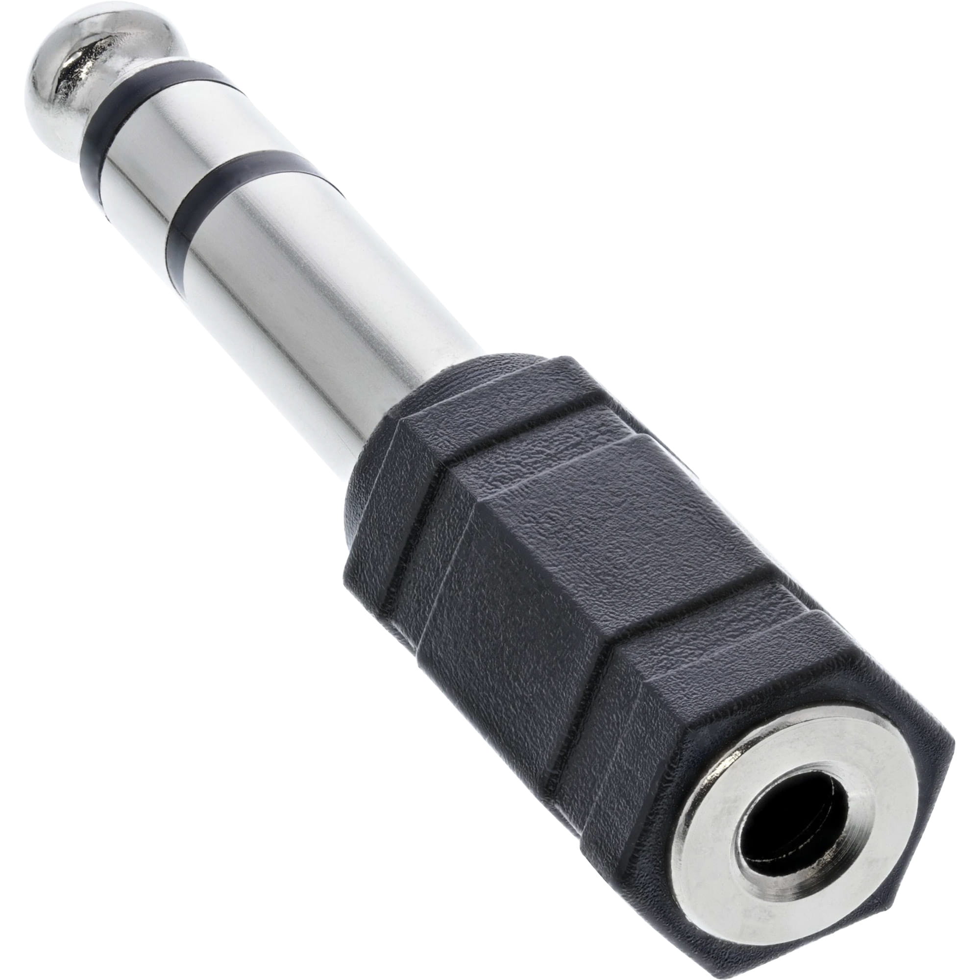 InLine Audio Adapter - 6,3mm Klinke Stecker an 3,5mm Klinke Buchse - Stereo