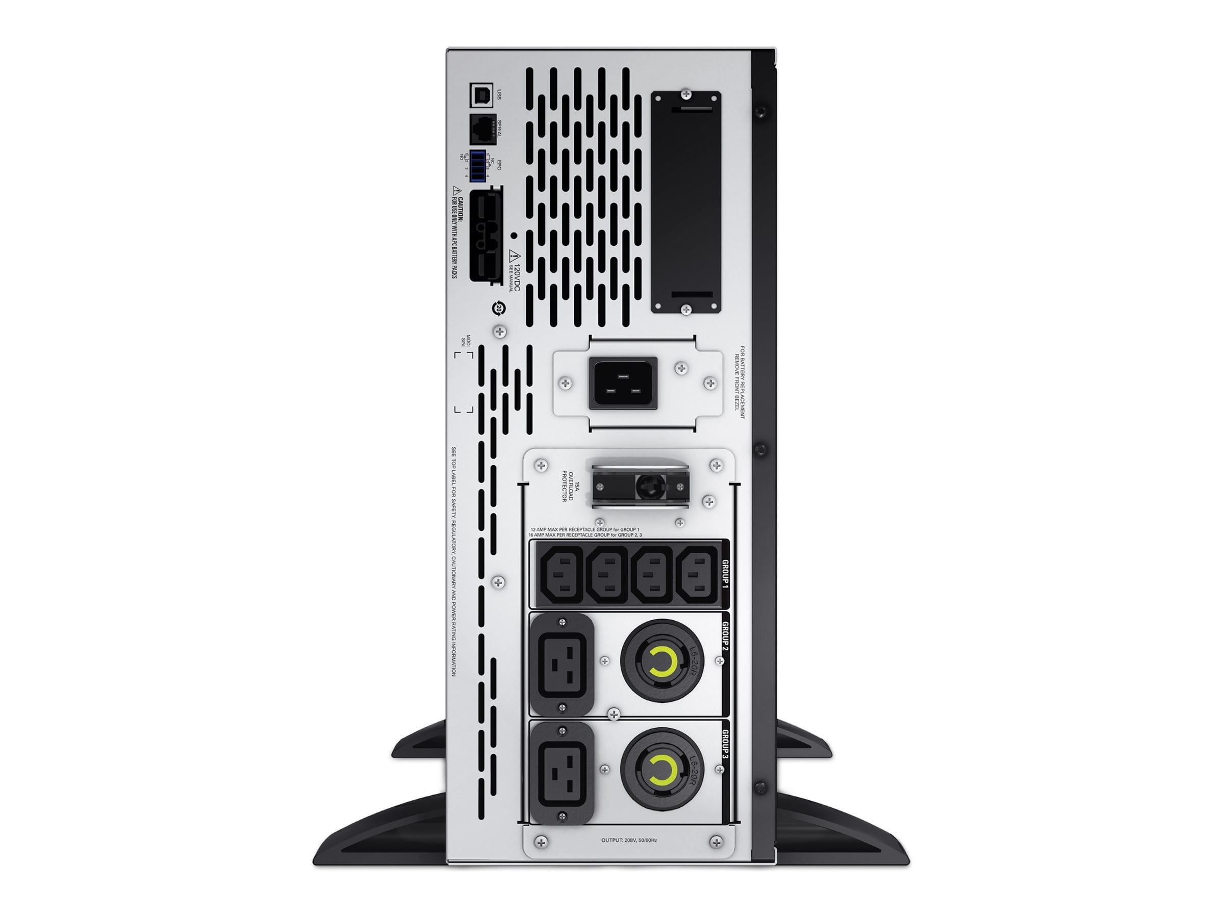 APC Smart-UPS X 3000VA Short Depth Tower/Rack LCD - USV (in Rack montierbar/extern) - Line-Interactive-USV