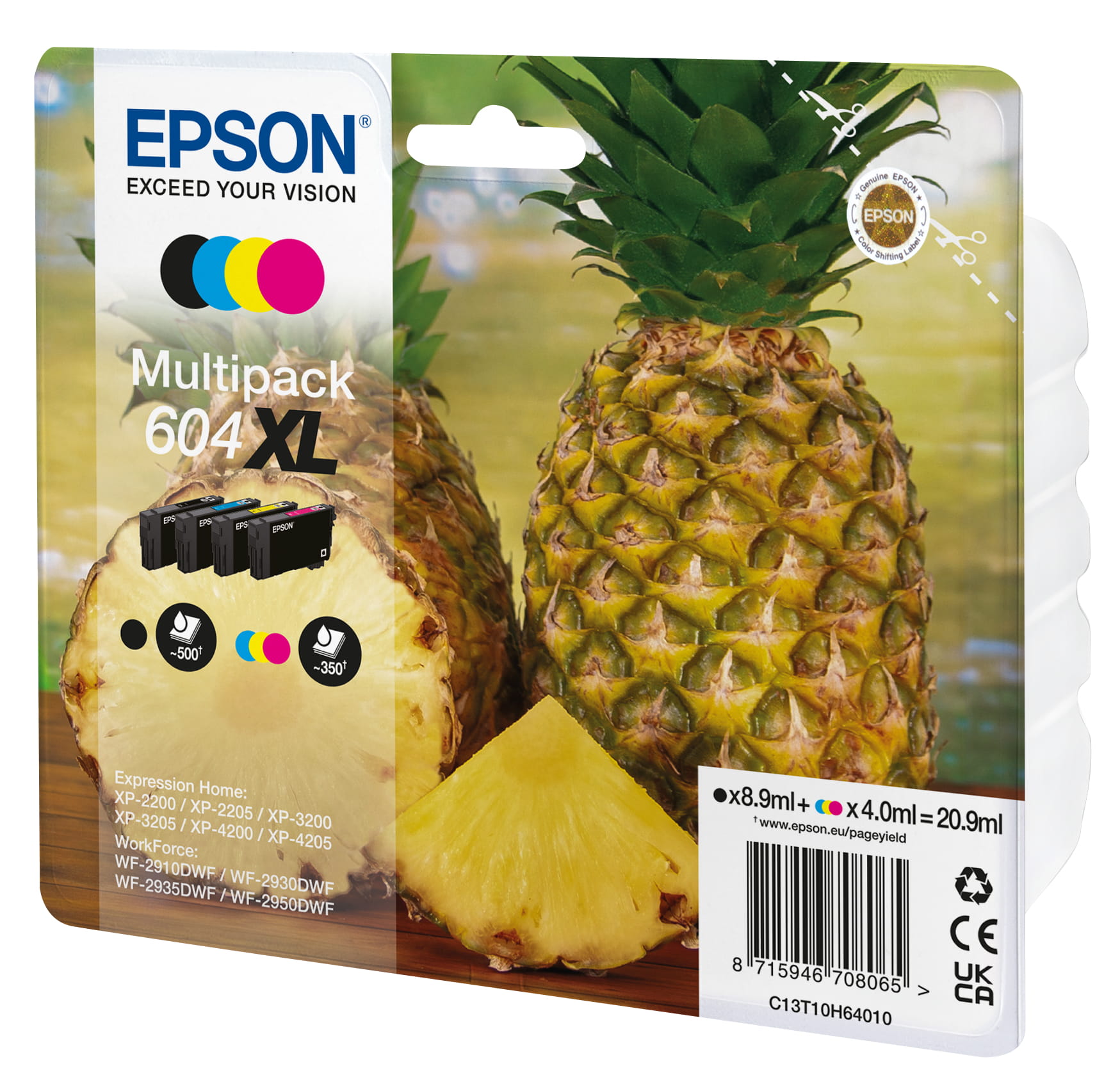 Epson 604XL Multipack - 4er-Pack - XL - Schwarz, Gelb, Cyan, Magenta