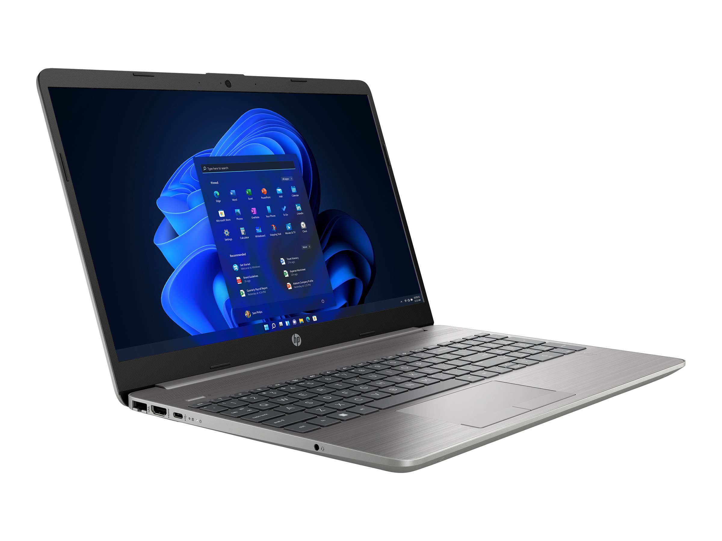 HP 250 G9 Notebook - Intel Core i5 1235U / 1.3 GHz - Win 11 Pro - Intel Iris Xe Grafikkarte - 16 GB RAM - 512 GB SSD NVMe - 39.6 cm (15.6")