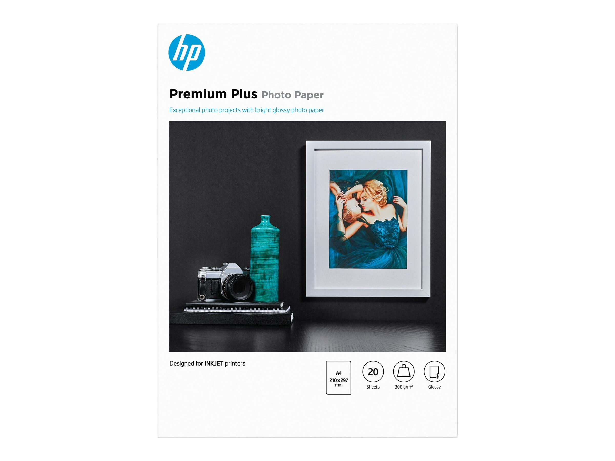 HP Premium Plus Photo Paper - Glänzend - A4 (210 x 297 mm)