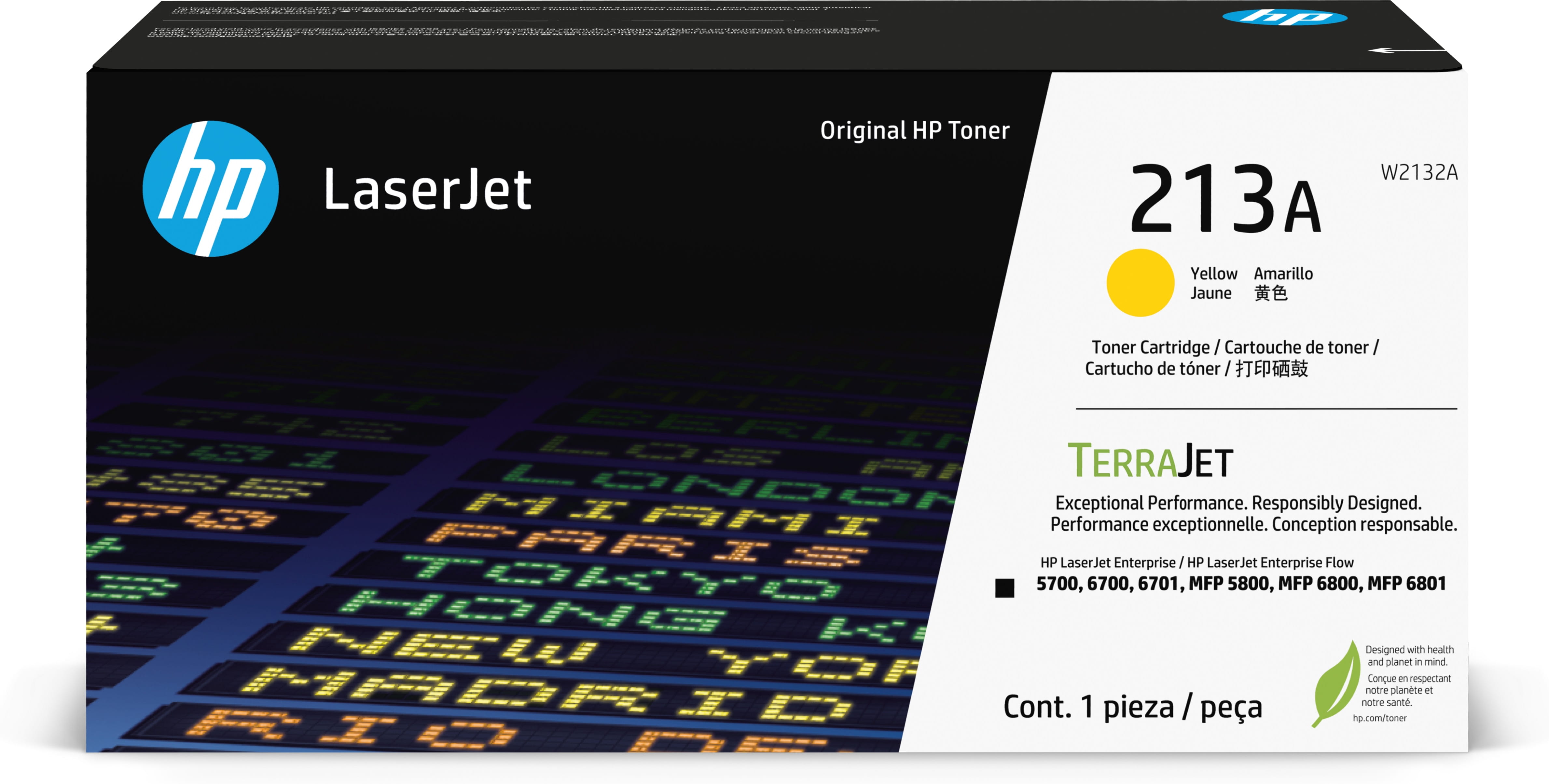 HP 213A - Gelb - original - LaserJet - Tonerpatrone (W2132A)