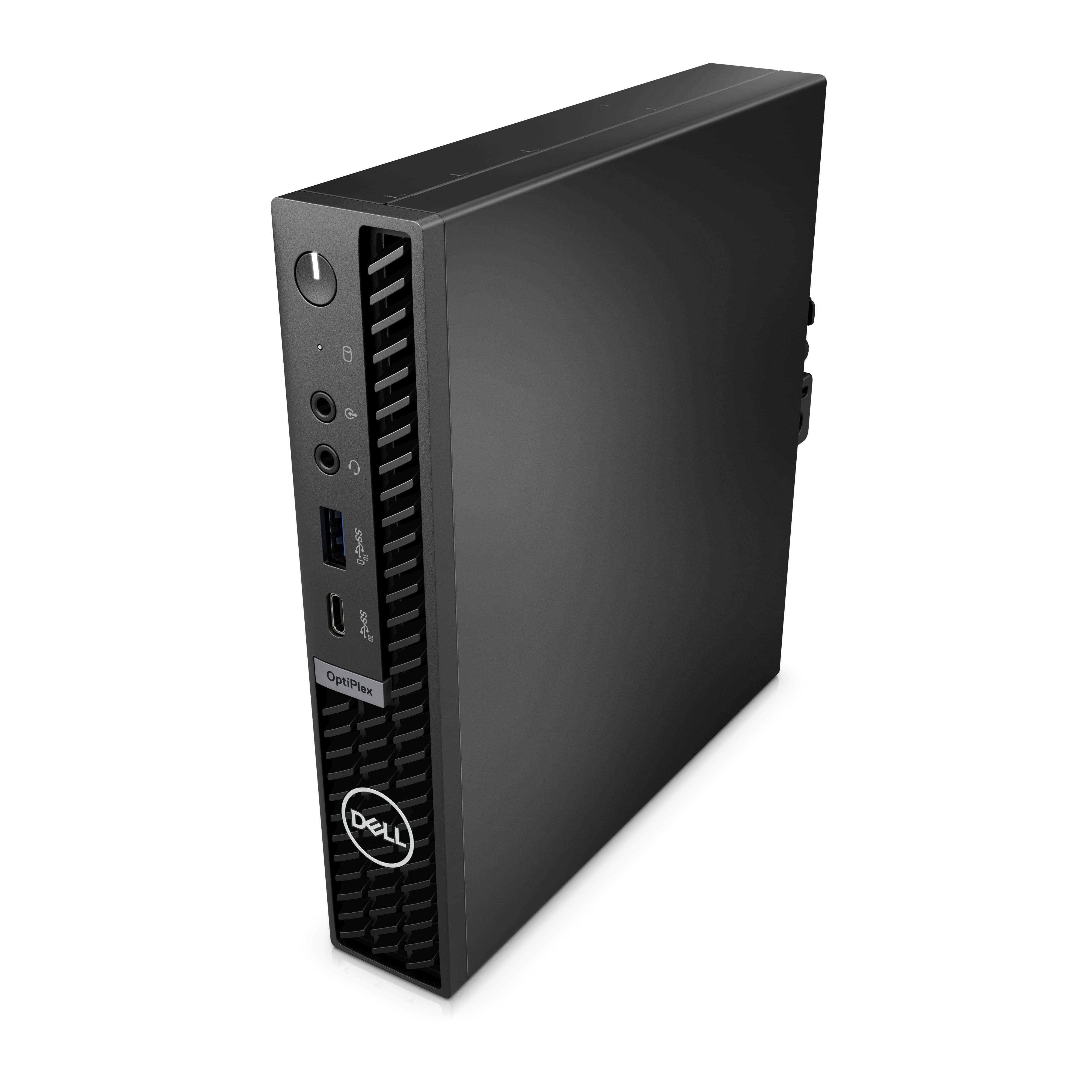 Dell OptiPlex 7010 Plus - Micro - Core i5 13500T / 1.6 GHz - vPro Enterprise - RAM 8 GB - SSD 256 GB - NVMe, Class 35 - UHD Graphics 770 - 1GbE, Bluetooth, Wi-Fi 6E - WLAN: Bluetooth, 802.11a/b/g/n/ac/ax (Wi-Fi 6E) Dell OptiPlex 7010 Plus - Micro - Core i5 13500T / 1.6 GHz - vPro Enterprise - RAM 8 GB - SSD 256 GB - NVMe, Class 35 - UHD Graphics 770 - 1GbE, Bluetooth, Wi-Fi 6E - WLAN: Bluetooth, 802.11a/b/g/n/ac/ax (Wi-Fi 6E)