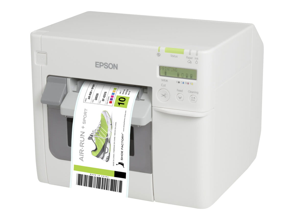 Epson TM C3500 - Etikettendrucker - Farbe - Tintenstrahl - 112 mm (Breite) Epson TM C3500 - Etikettendrucker - Farbe - Tintenstrahl - 112 mm (Breite)