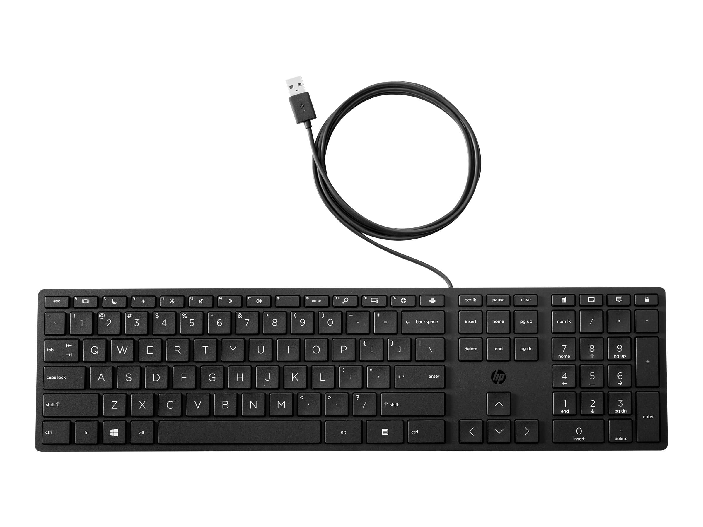 HP Desktop 320K - Tastatur - USB - QWERTY - Englisch (Packung mit 12)