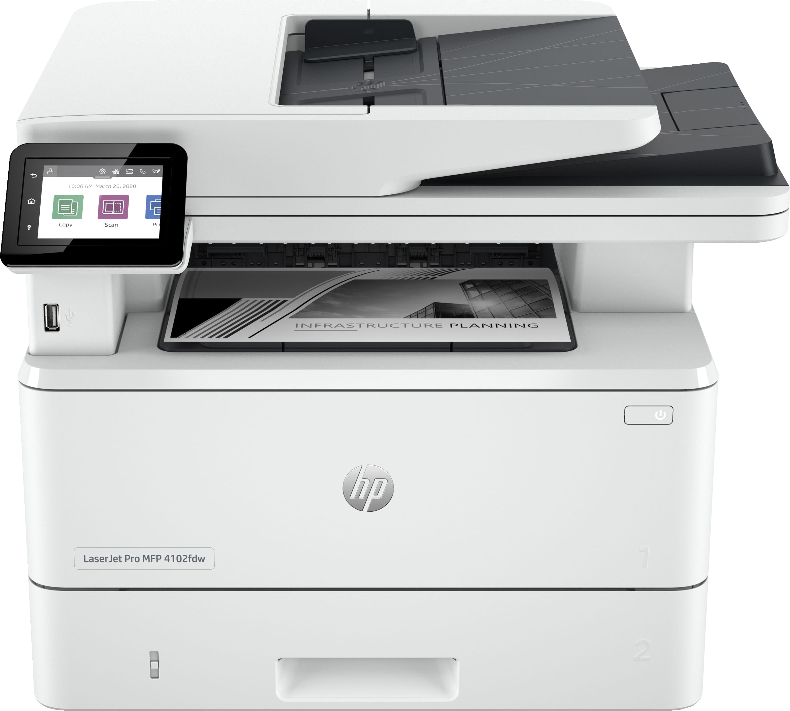 HP LaserJet Pro MFP 4102fdw - Multifunktionsdrucker - s/w - Laser - Legal (216 x 356 mm)