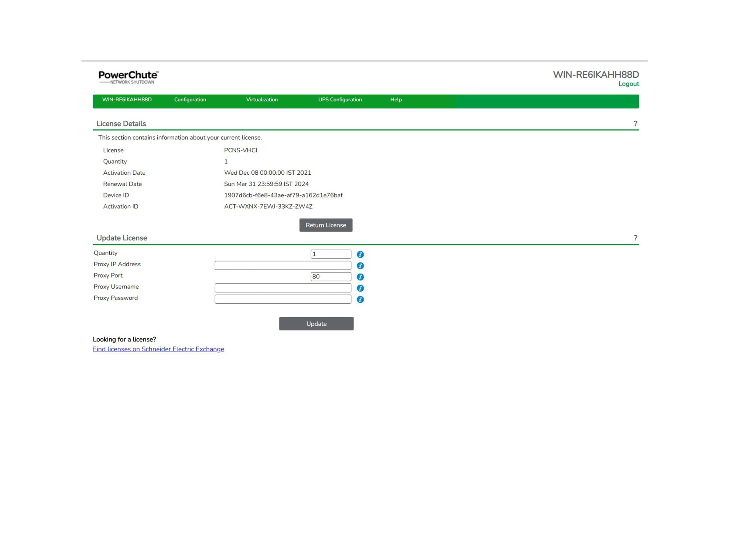 APC PowerChute Network Shutdown - (v. 5) - Abonnement-Lizenz (1 Jahr)