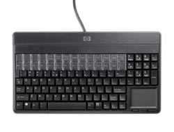 HP POS Keyboard with Magnetic Stripe Reader - Tastatur