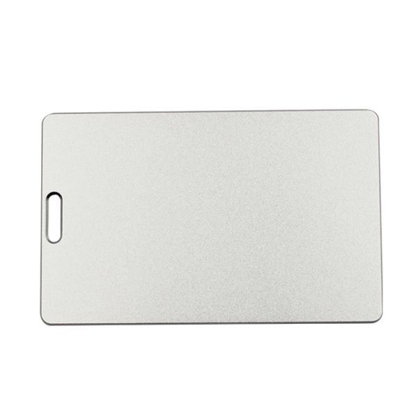 USB Stick 32 GB metallisch silber im Kartenformat