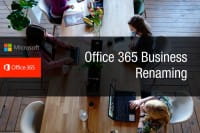 Office 365 Business Namensänderungen