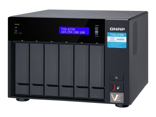 QNAP Storage Systeme TVS-672N-I3-4G 2