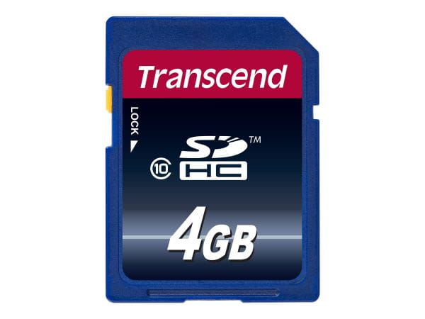 Transcend Speicherkarten/USB-Sticks TS4GSDHC10 1