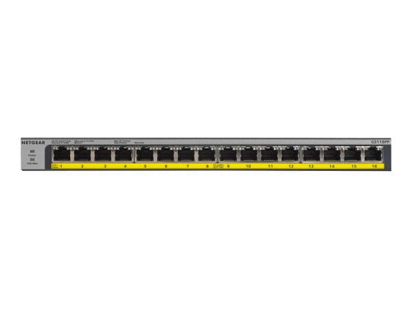 Netgear Netzwerk Switches / AccessPoints / Router / Repeater GS116LP-100EUS 3