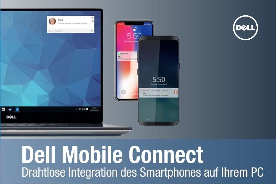 Dell Mobile Connect Drahtlose Integration von Smartphone und PC