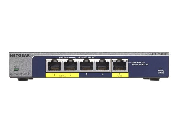 Netgear Netzwerk Switches / AccessPoints / Router / Repeater GS105PE-10000S 1