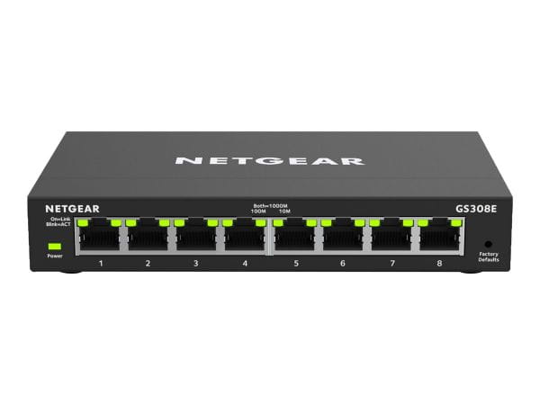 Netgear Netzwerk Switches / AccessPoints / Router / Repeater GS308E-100PES 1