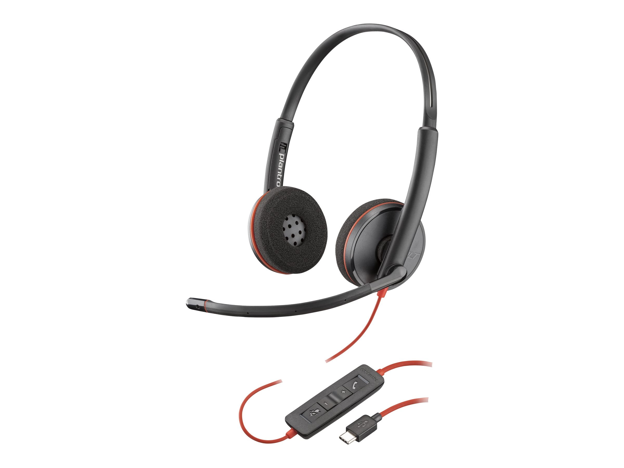 Poly Blackwire C3220 - Blackwire 3200 Series - Headset - On-Ear -  kabelgebunden - aktive Rauschunter 80S07A6