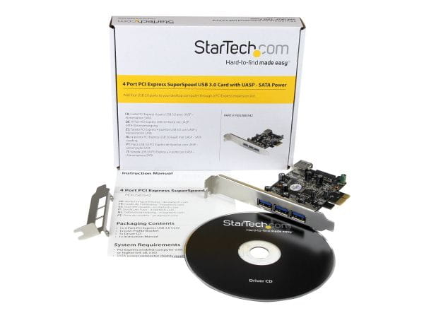 StarTech.com Controller PEXUSB3S42 3