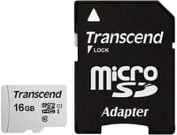 Transcend Speicherkarten/USB-Sticks TS16GUSD300S-A 1
